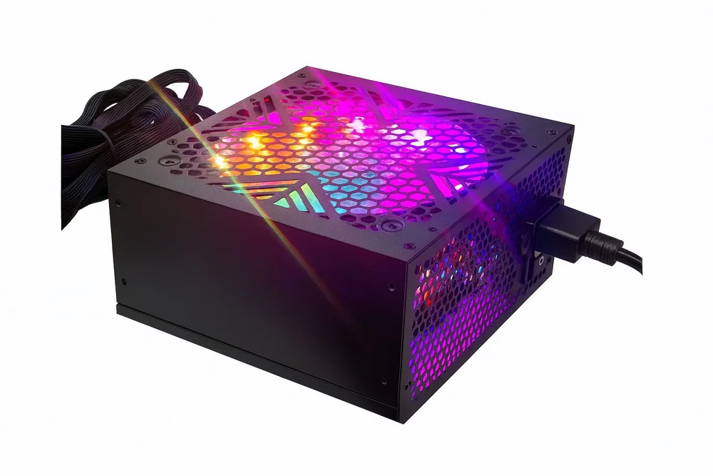 Fonte Gamer 750W Bivolt 80 Plus Bronze RGB ATX