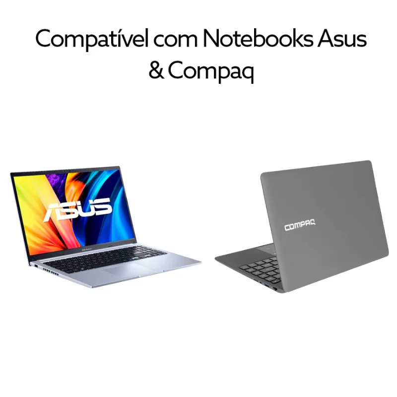 Plug Adaptador Type-c Compatível Com Notebooks Compaq & Asus Modelo-if 222 4.8x1.7 (medida em centímetros)