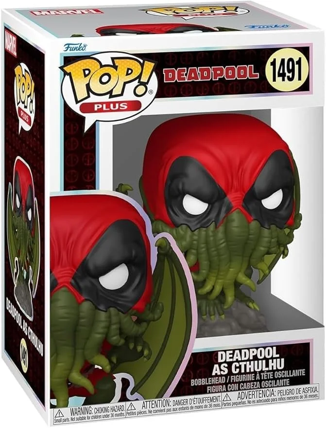 Imagem 2 de 5 do produto Boneco Funko Pop! Plus Marvel Deadpool - Cthulhu
