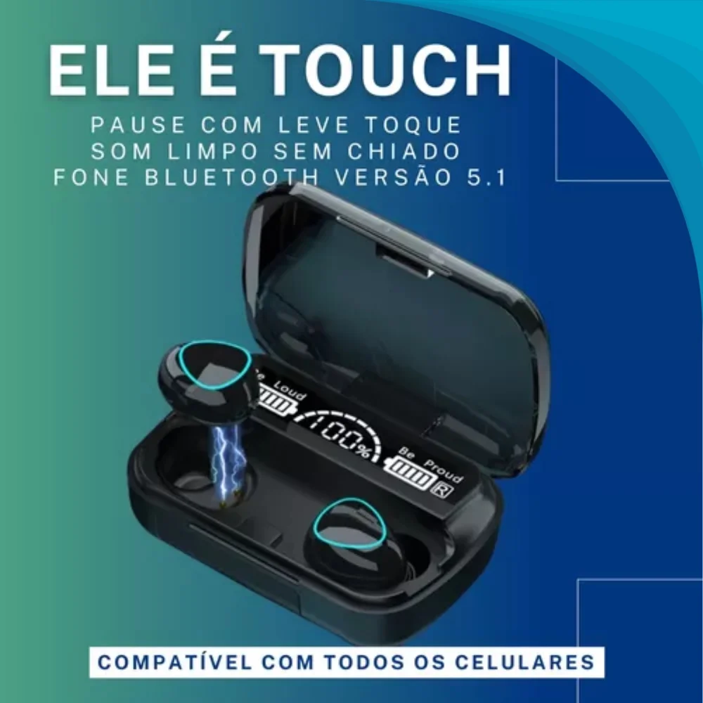 Imagem 2 de 5 do produto Headset Bt 5.1 Digital Sem Fio Com Microfone Gamer   Qualidade Garantida