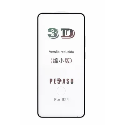 Película Vidro Temperado 3d Compatível Para Smartphone Samsung Galaxy S24 / S25 Com Furo