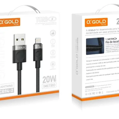 Cabo Carregamento Turbo 20w Usb - Iphone Fast Data 1m