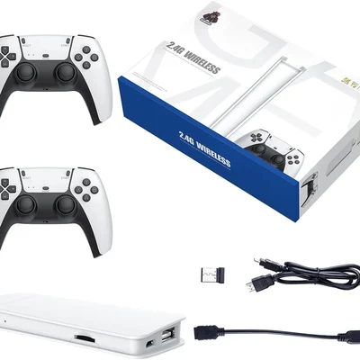 Bastão De Jogo Retrô M15, Saída HDMI 4k E Controle Sem Fio, Console De Videogame Plug And Play Com Mais De 30.000 Jogos, Console De Jogos Arcade (128g)