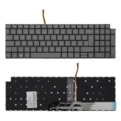 Teclado Para Notebook Dell Inspiron 15-i120k-u15c Abnt2 Cinza Escuro