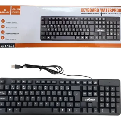 Teclado Lehmox Ley-1584 Cor De Teclado Preto