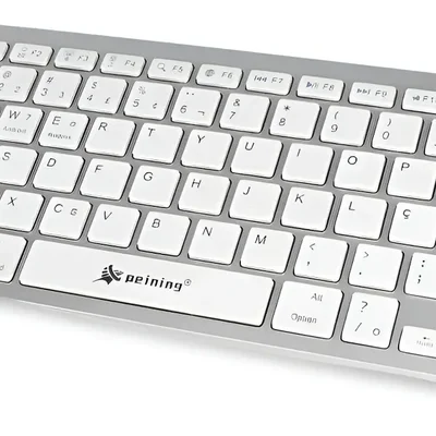 Teclado Sem Fio Peining Fr-3001 Para Ipad E Android - Cinza