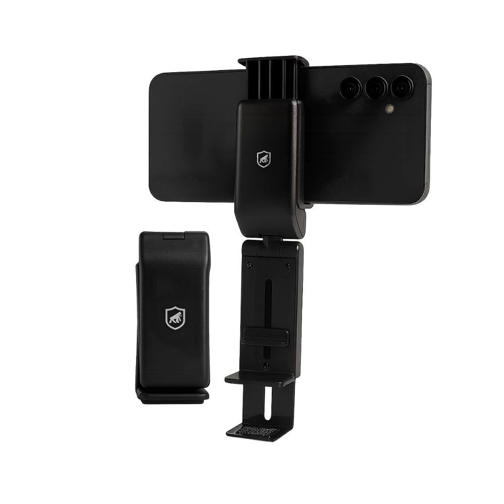 Suporte Articulado Para Mesa – Ajuste 90°, Rotação 360°, Dobrável, Antiderrapante E Compatível Com Smartphones Até 9cm – Hybrid - Gshield