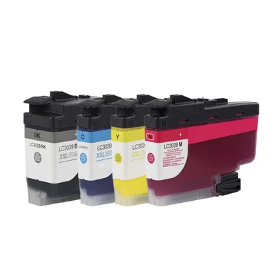 Kit 4 Cartuchos Compatíveis Lc3039 Mfc J5845 J5945 J6545 J6945 128ml E 50ml