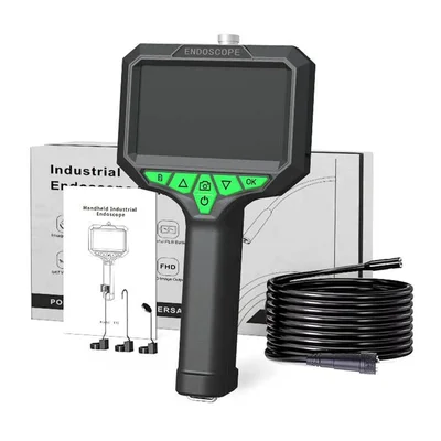 Mini Camera De Inspeção Grava Video E Tira Foto Sonda Semi Rigida 10m Boroscopio Recarregavel Endoscopio 1080p