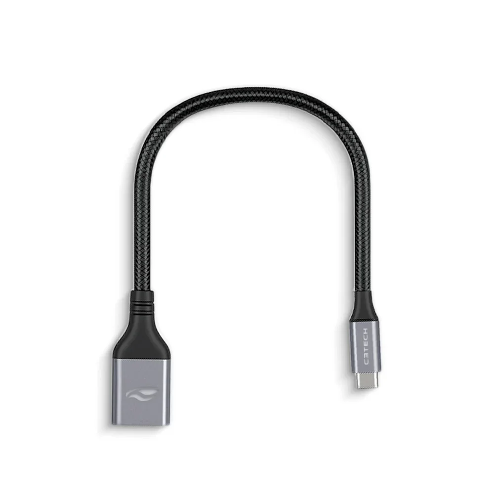 Imagem 4 de 4 do produto Cabo Adaptador Otg C3tech, Usb-c Macho Para Usb-a Fêmea - Otg-50