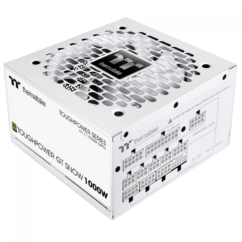 Imagem 2 de 5 do produto Fonte 1000w Tt Toughpower Gt Fully Modular Snow Ps-tpt-1000fnfagb-w 2dessa