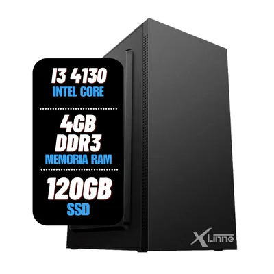 Computador i3 4130 Ddr3 4gb SSD 120GB XLinne