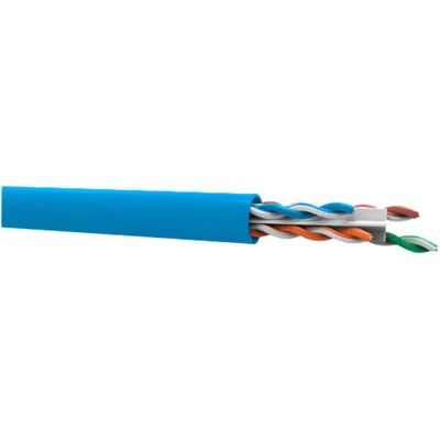 50m Cabo Cat6 Furukawa + 20 Conectores + 20 Capas Azul