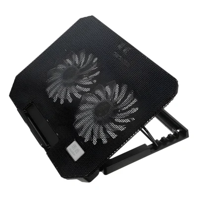 Base Suporte Resfriador Notebook 2 Coolers LED Informática