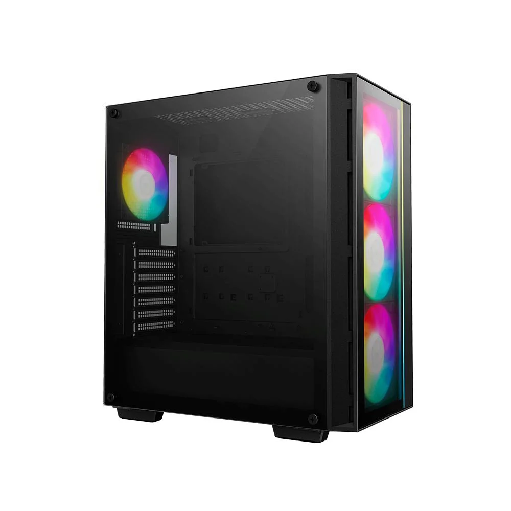 Imagem 3 de 5 do produto Gabinete Gamer Deepcool Matrexx 55 V4 C Mid Tower Atx Com 4 Fan ARGB Preto
