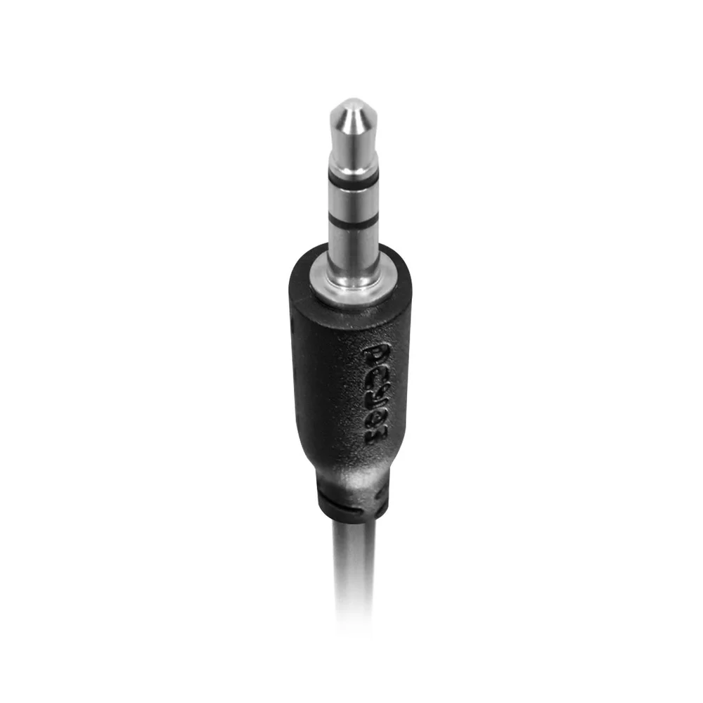 Imagem 2 de 5 do produto Cabo P2 3.5mm M Para P2 3.5mm M 90° - Preto - 2m - P2pr-2