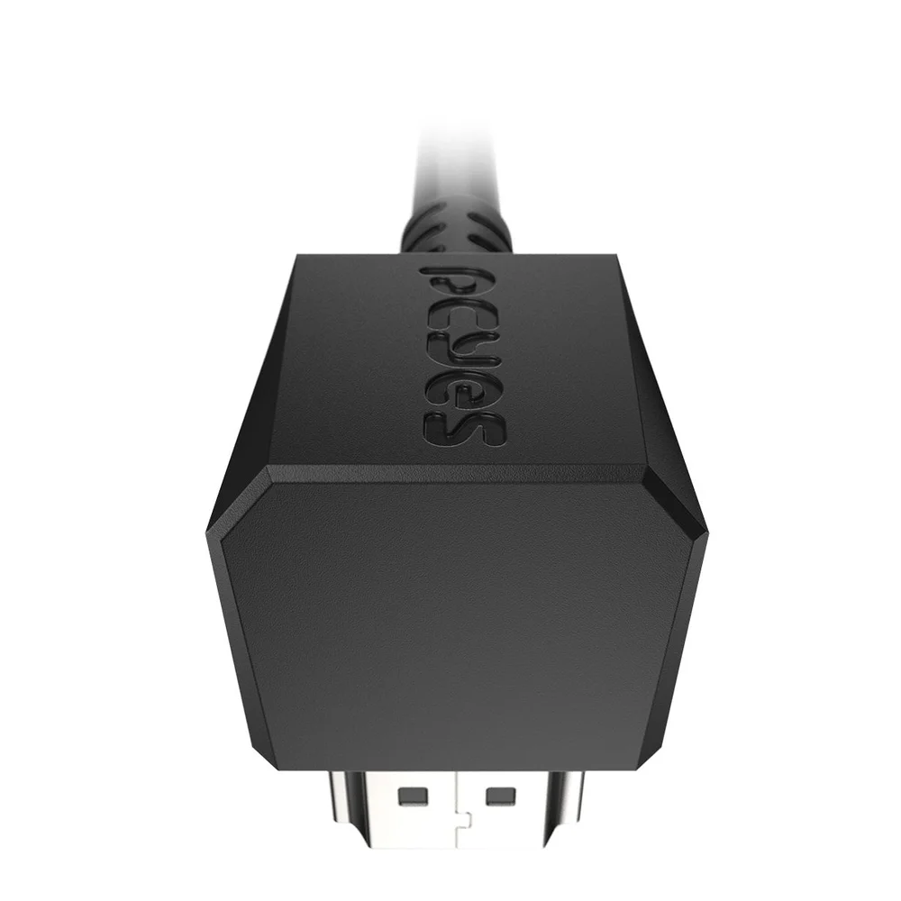 Imagem 3 de 5 do produto Cabo HDMI 2.0 Conec.90º Vertical - Preto - 3 Metros - Ph20-3v-c