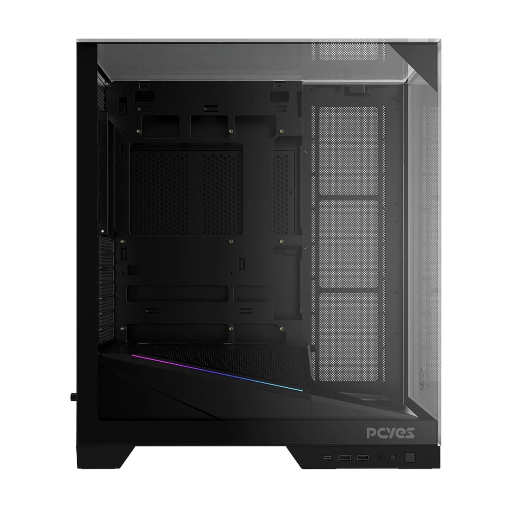 Imagem 5 de 5 do produto Gabinete Gamer PCyes Forcefield Dome Black Vulcan - Gffdbv