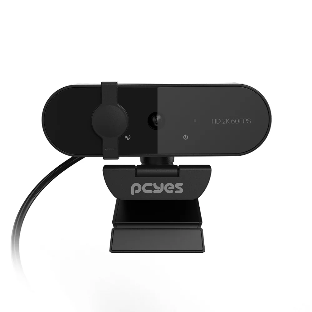 Imagem 3 de 5 do produto Webcam PCyes Raza 2k-01 2k Foco Automático Com Microfone - Rz2k01