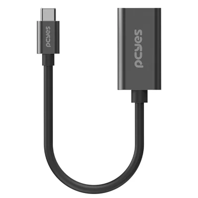 Cabo Usb Tipo-c Para HDMI Fêmea 2.1 8k/60hz - Preto - 15cm - Pucf-15-2.1