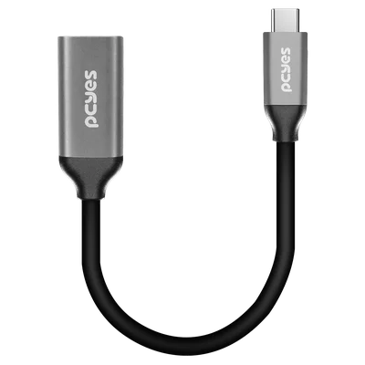 Cabo Usb Tipo-c Para HDMI Fêmea 2.0 4k/60hz - Preto - 15cm - Pucf-15
