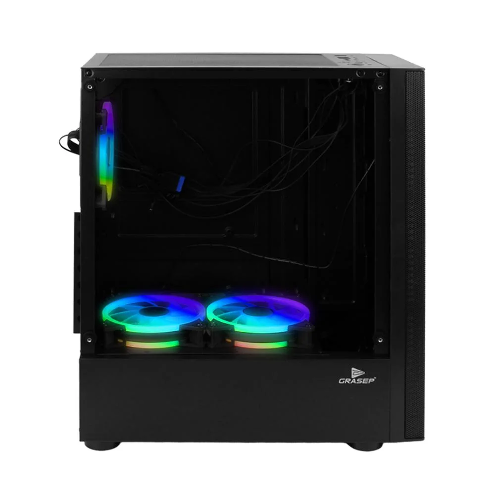 Imagem 4 de 5 do produto Gabinete Mid Tower Compatível Atx/m-atx 3 Ventoinhas RGB Controladora