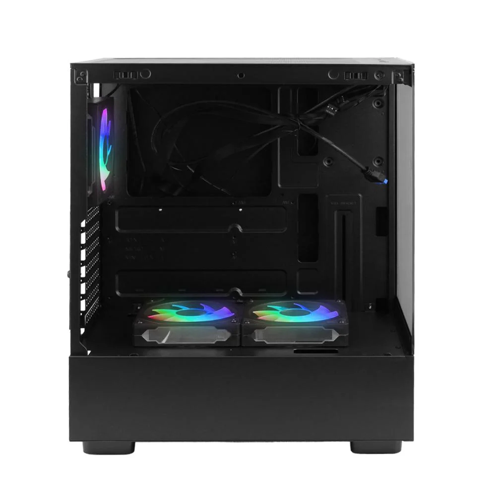 Imagem 4 de 5 do produto Gabinete Gamer Atx 3 Fans RGB Vidro Temperado Compatível Water Cooler 240mm