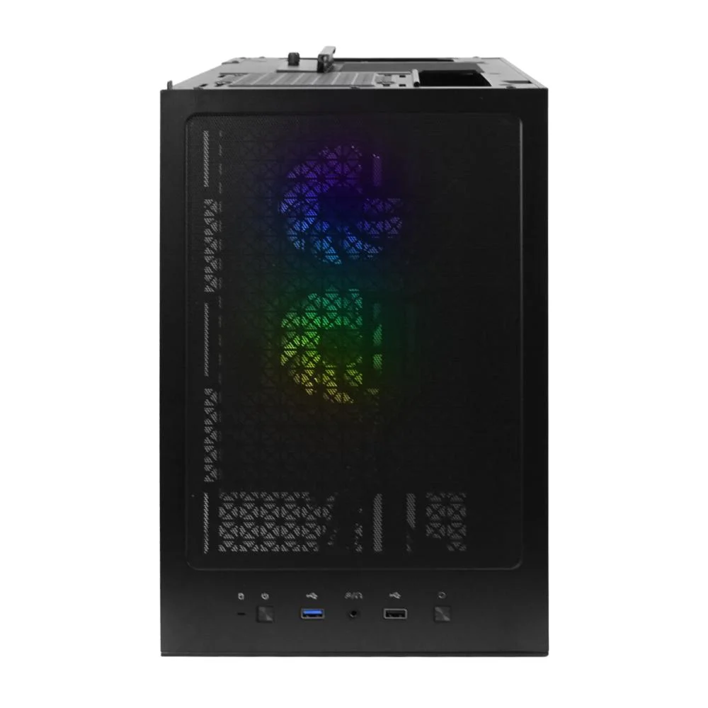 Imagem 5 de 5 do produto Gabinete Gamer Atx 3 Fans RGB Vidro Temperado Compatível Water Cooler 240mm