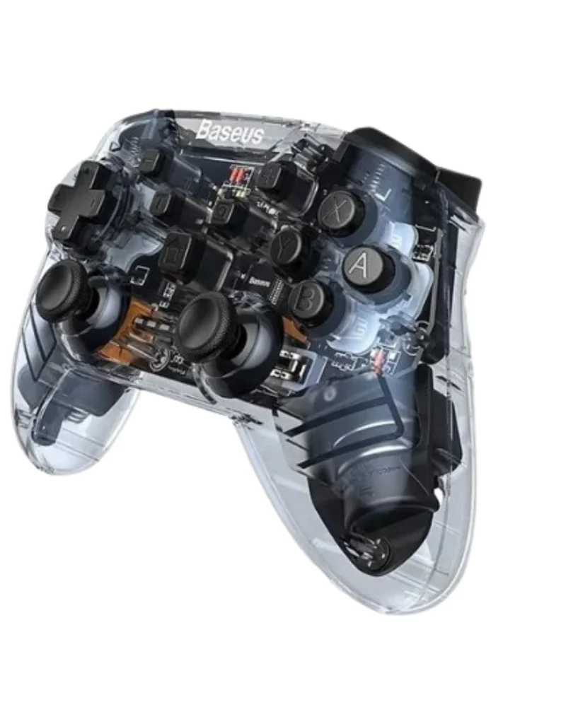 Imagem 2 de 4 do produto Controle Para Jogos Baseus Sw Com Sensor De Movimento E Vibração, Preto Transparente.