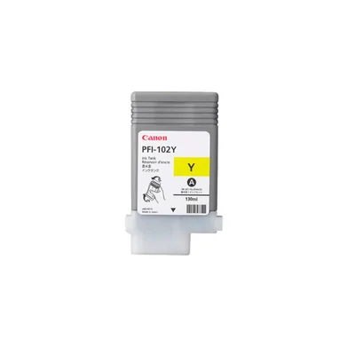 Cartucho De Tinta Canon Pfi 102 Pfi-102y Amarelo | 130ml