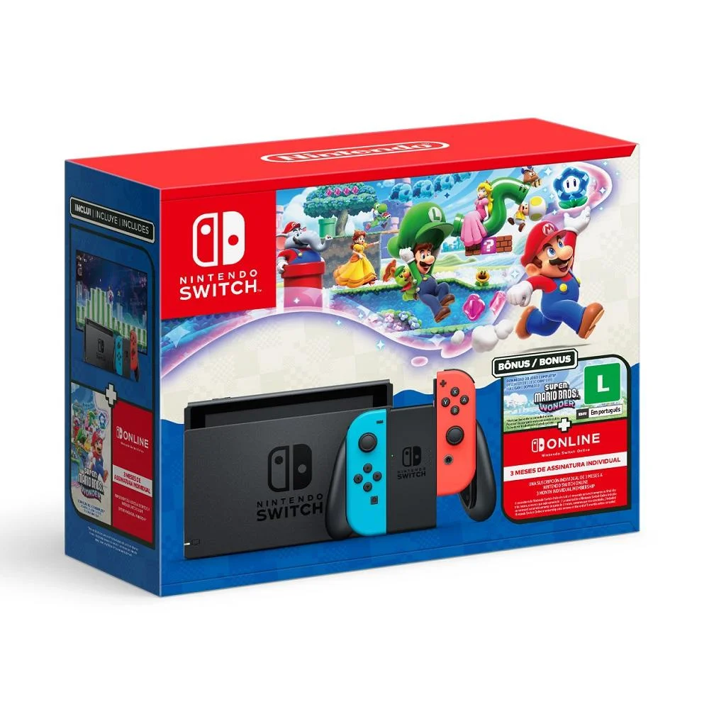 Nintendo Switch Nintendo Switch Neon Nintendo Switch V2 | 32GB | Happy Gaming World