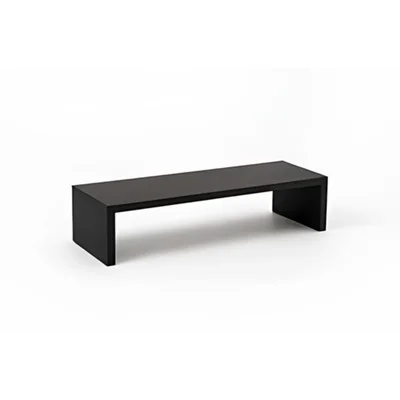 Suporte Monitor Simples Para Escritório E Desktop Mdf - 50x20x10 Preto