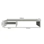 Suporte Para Monitor Setup Game Home Office 100x25x15 Branco