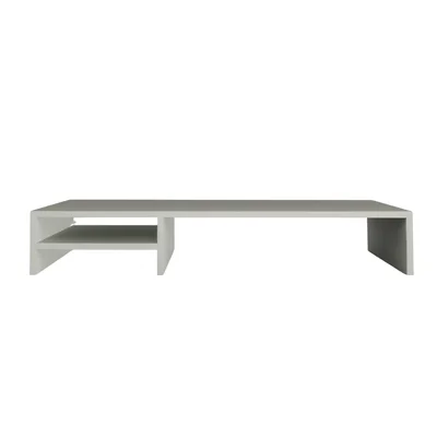Suporte Para Monitor Setup Game Home Office 80x25x15 Branco