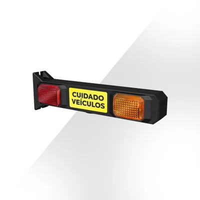 Sinaleiro Para Portão Preto Spp01 Gp Control