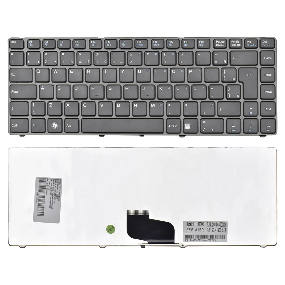 Teclado Para Notebook Semp Toshiba Infinity Is-1442 V111330ak2br Teclado Para Notebook Semp Toshiba Infinity Is-1442 V111330ak2br