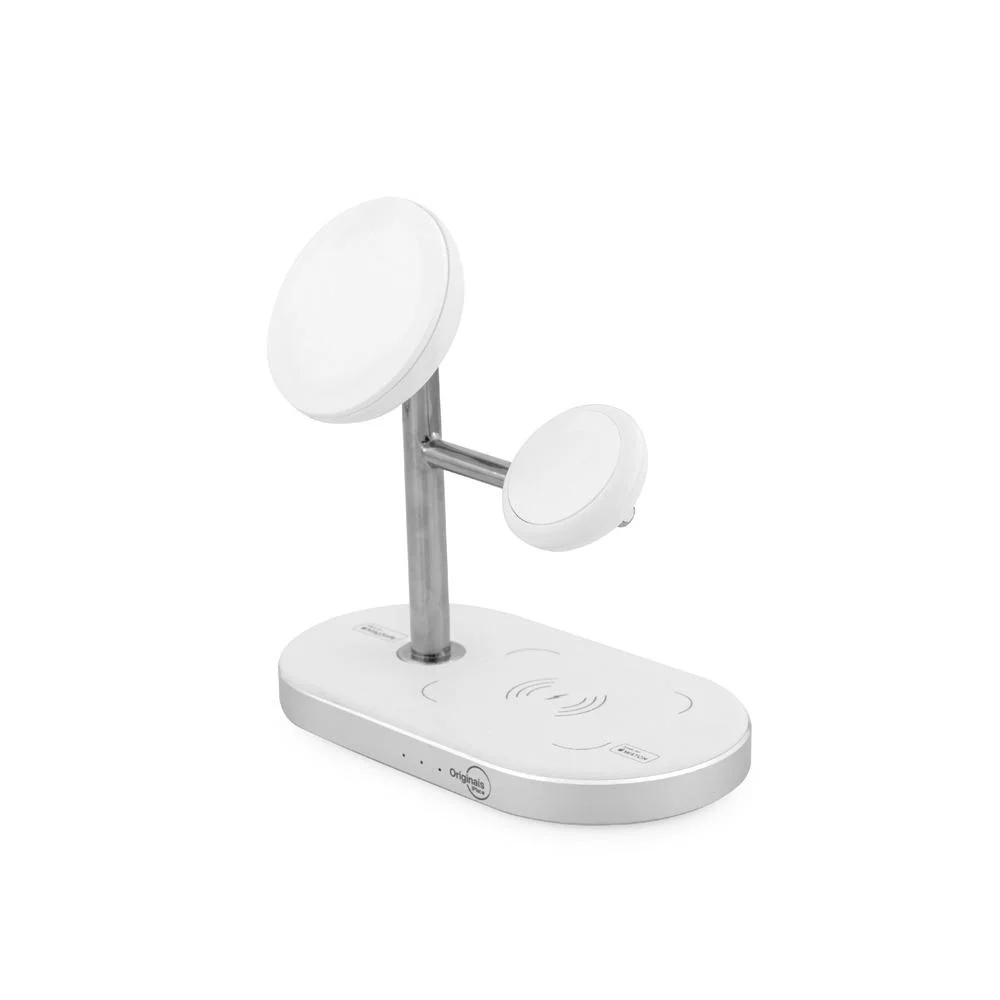 Imagem 5 de 5 do produto Carregador 3 Em 1, Wireless,   Iplace, Branco
