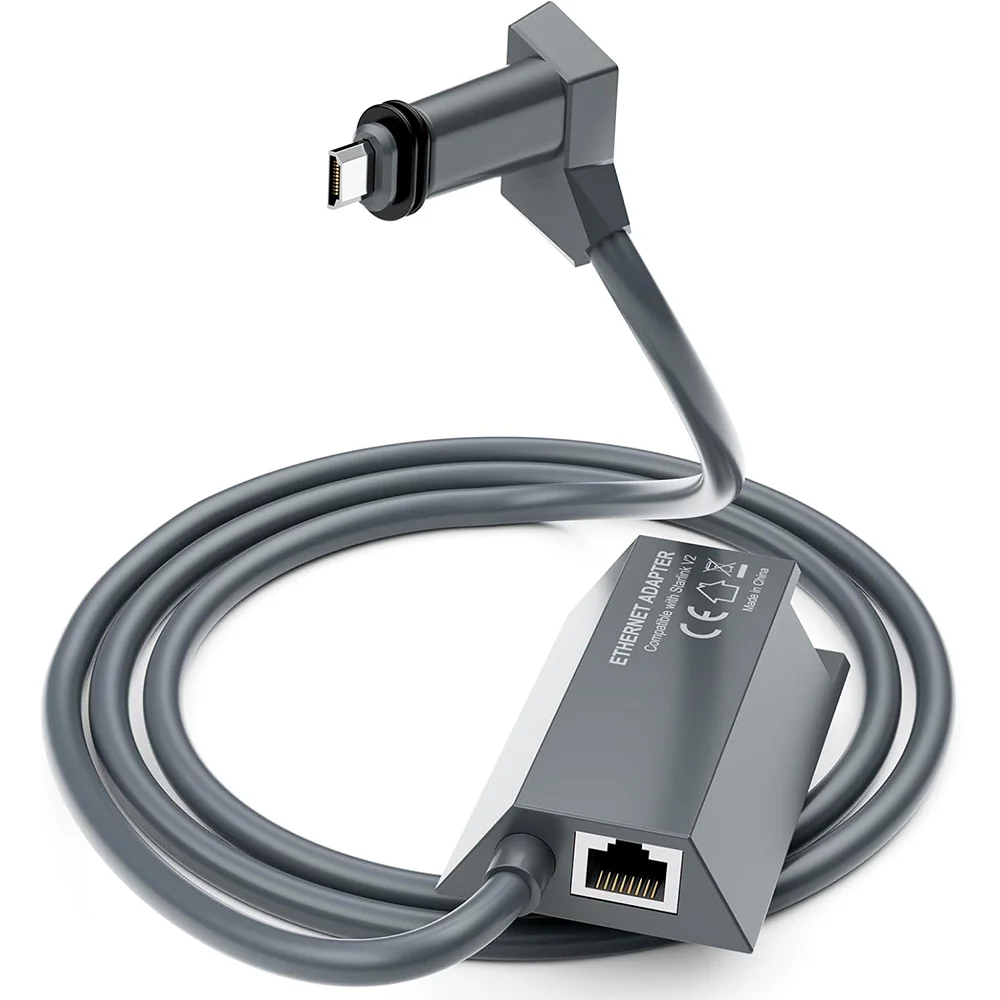 Adaptador Ethernet Rj45 Starlink V2 Gen2 – Conexão Cabeada De Alta Performance