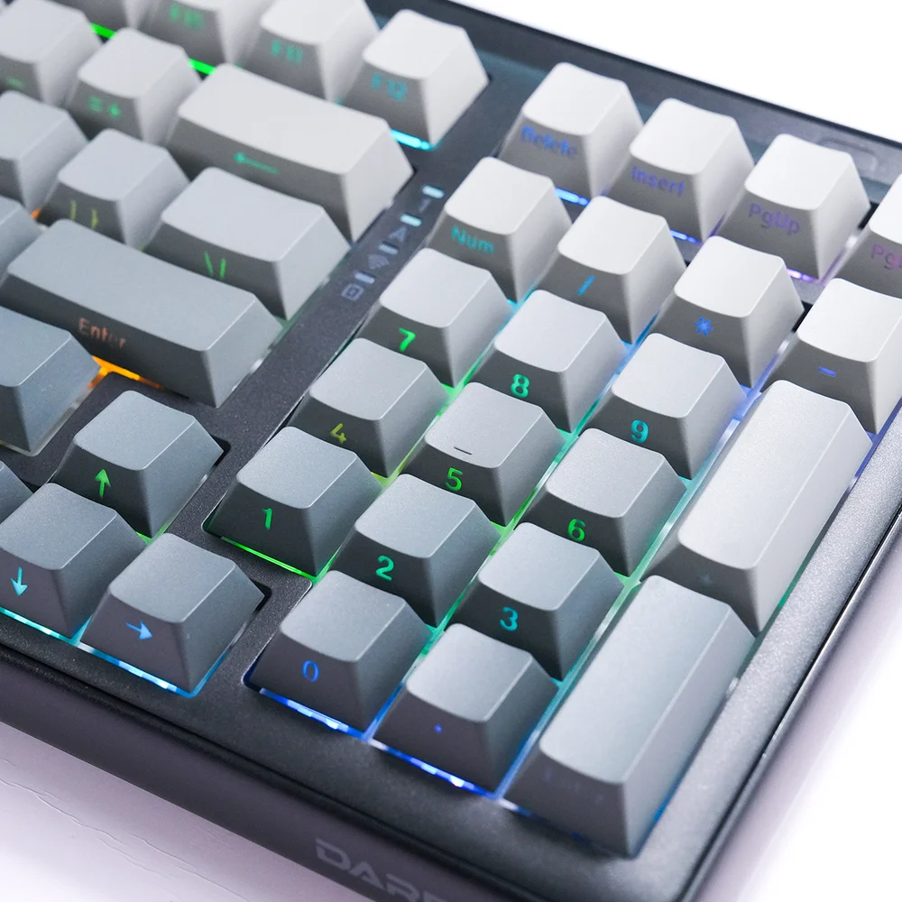 Imagem 2 de 5 do produto Teclado Mecanico Gamer Wireless Tri Mode Sem Fio Bluetooth 2.4g Hot Swap LED RGB Dareu Ek98 Pro