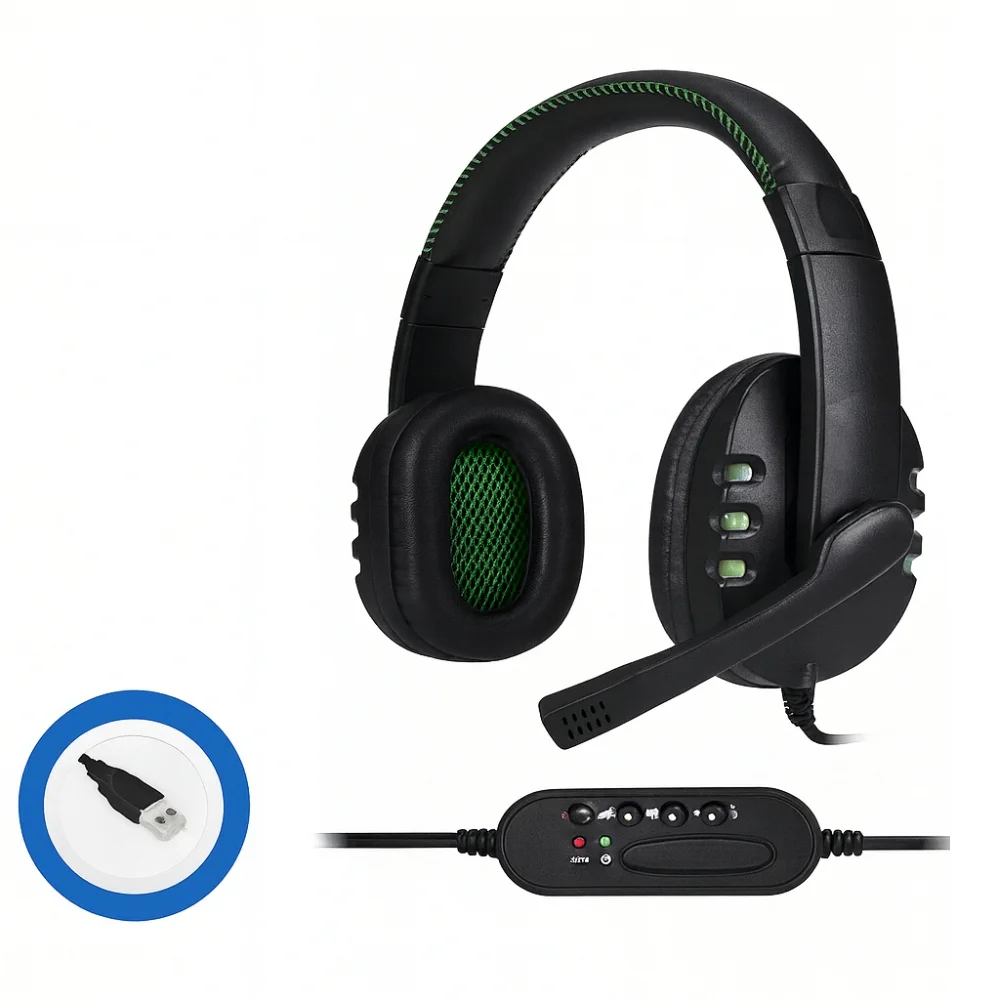 Headset Feir Fr-215 Com Alto-falante Potente