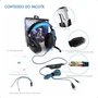 Headset Gamer Over-ear Com Redução De Ruído