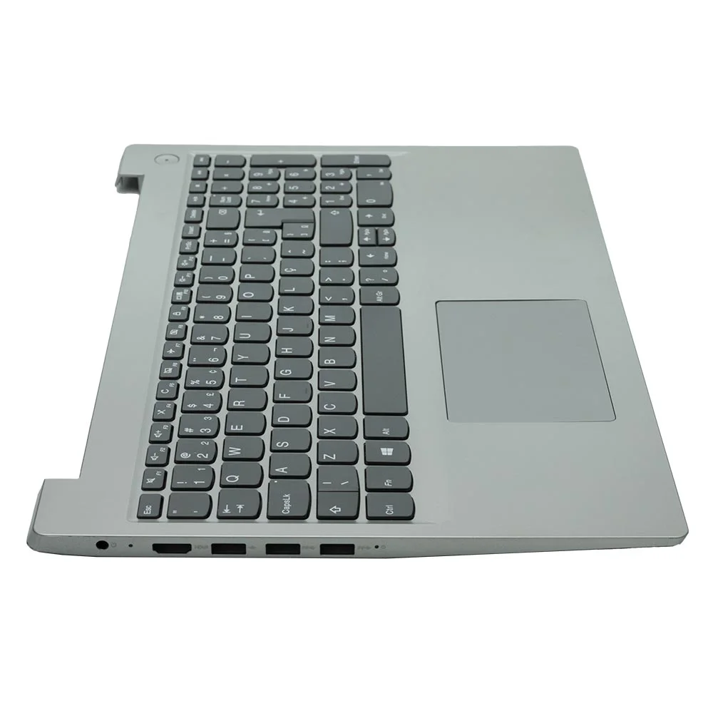 Teclado Para Notebook Lenovo V15-82um000lbr Com Top Case Teclado Para Notebook Lenovo V15-82um000lbr Com Top Case