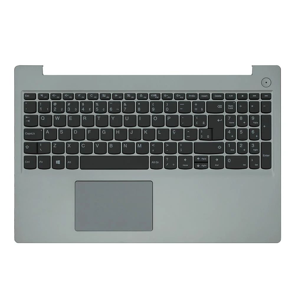Teclado Para Notebook Lenovo V15-82um0003br Com Top Case Teclado Para Notebook Lenovo V15-82um0003br Com Top Case