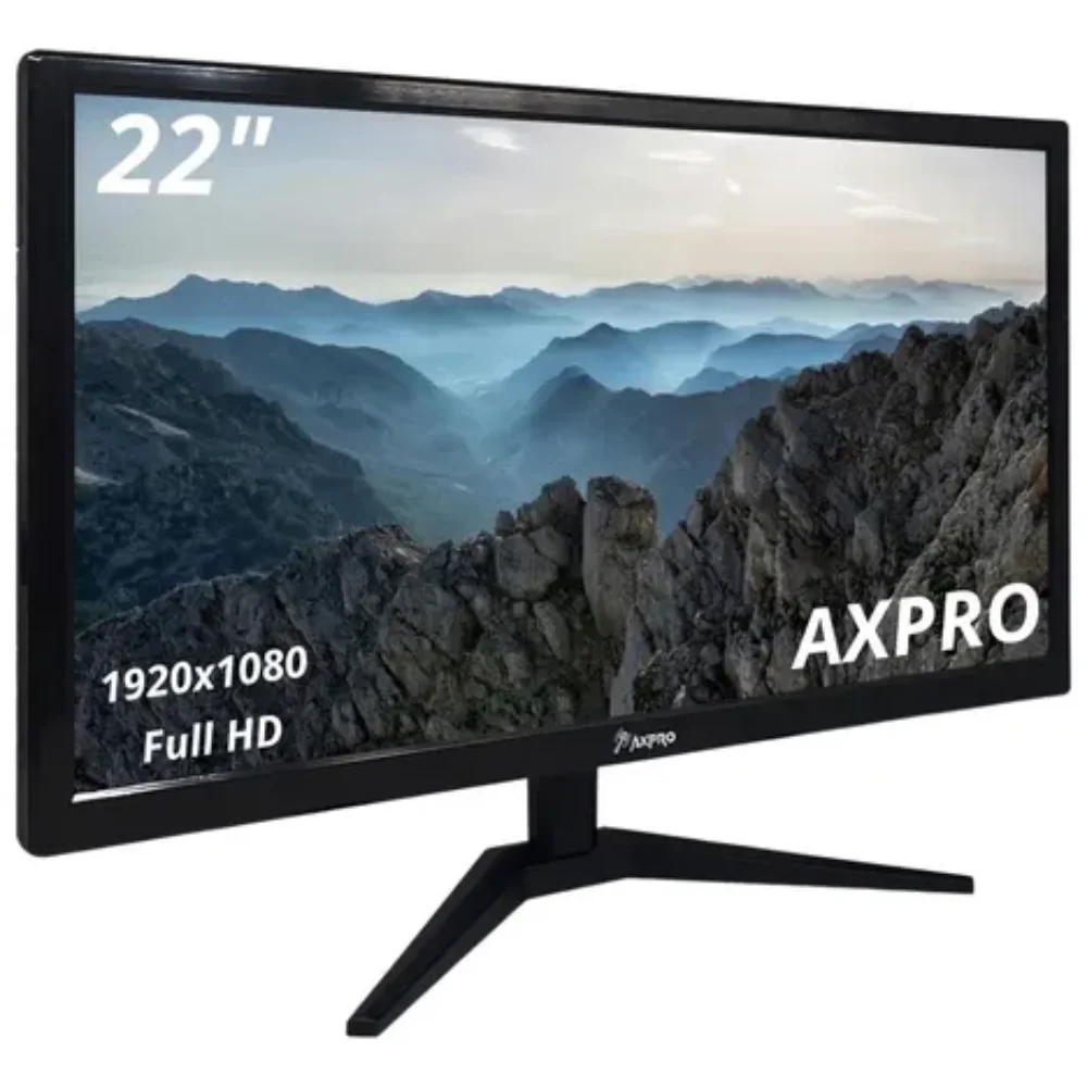 Monitor LED 22 Axpro Ax-22 75hz Preto Full Hd - Ips Monitor LED 22 Axpro Ax-22 75hz Preto Full Hd - Ips
