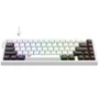 Teclado Gamer Mecânico Havit Kb900l RGB Com Interruptor Magnético Branco E Preto