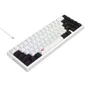 Teclado Gamer Mecânico Havit Kb900l RGB Com Interruptor Magnético Branco E Preto