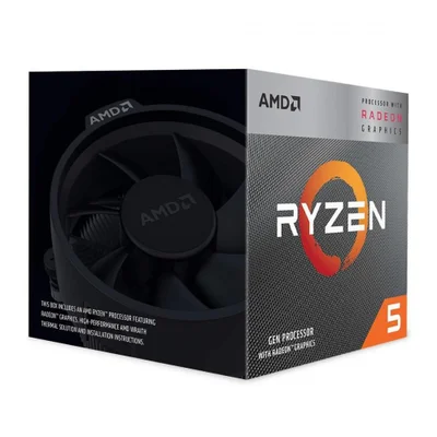 Processador Amd Ryzen 5 3400g Am4 3.7 Ghz, 4 Núcleos E 8 Threads De Processamento, Gráfico Integrado Radeon Rx Vega 11, Yd3400c5fhsbx