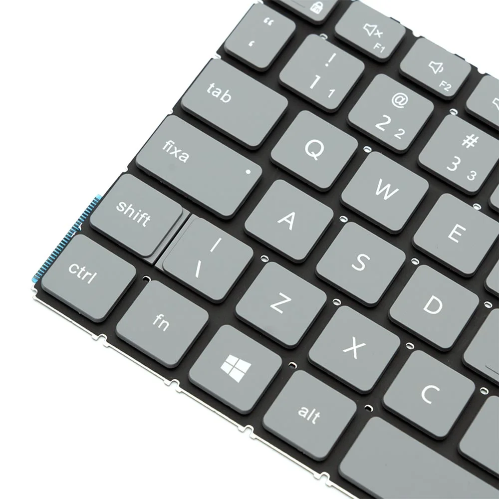 Teclado Para Notebook Dell 15-i120k-m15p Abnt2 Cinza Claro Teclado Para Notebook Dell 15-i120k-m15p Abnt2 Cinza Claro