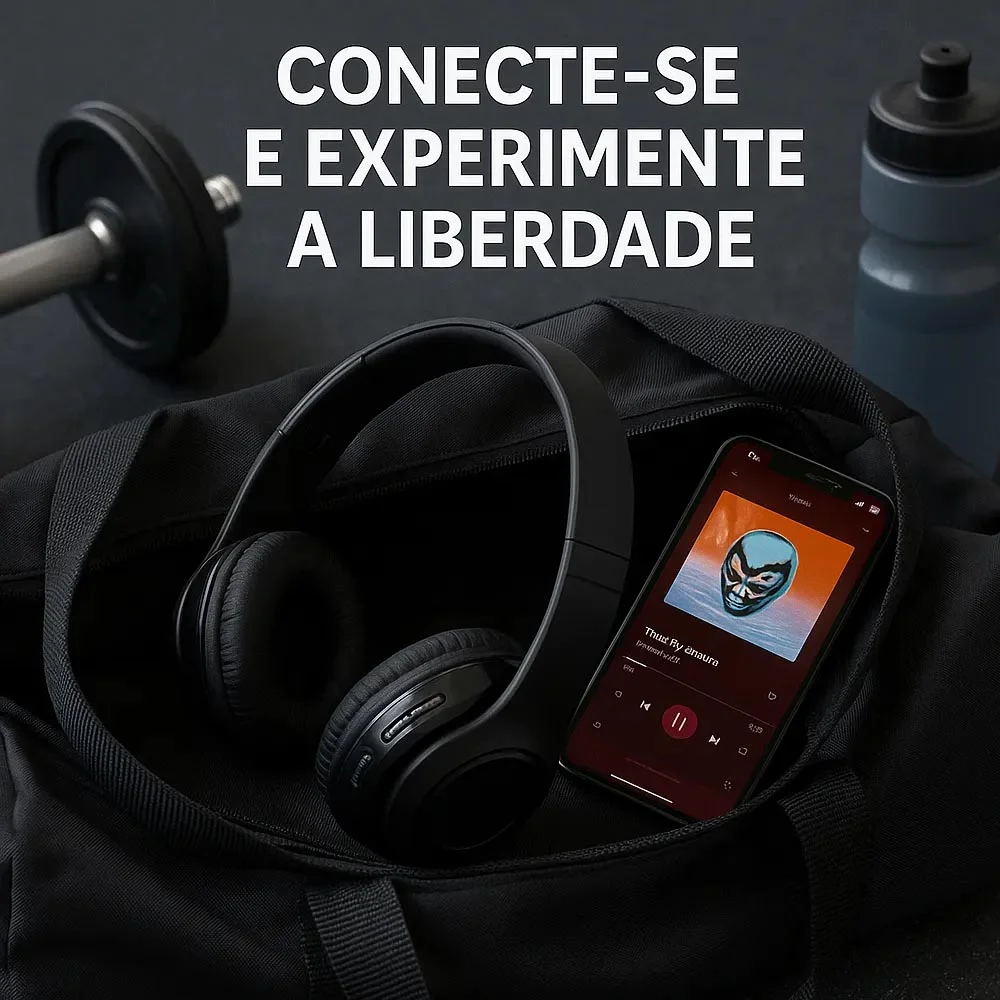 Fone Magena B 10 Bluetooth Estéreo Com Redução De Ruído Preto 8