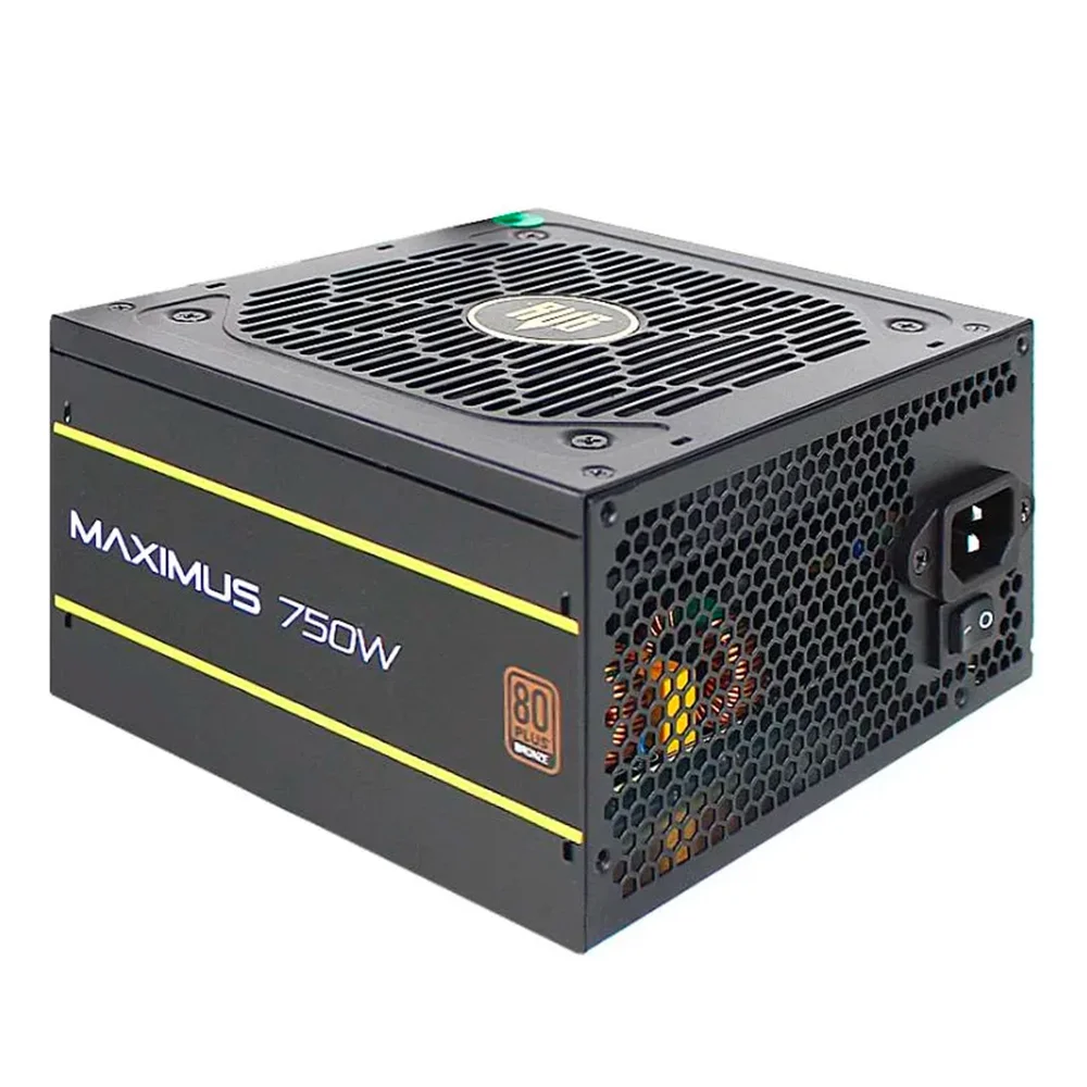Imagem 4 de 5 do produto Fonte De Alimentação Gamer 750w Bivolt – 80 Plus Bronze, Ultra Silenciosa